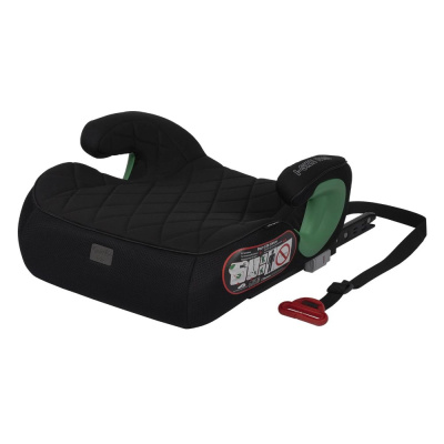 Автокресло-бустер Indigo QuickFix Isofix KBH310 чёрный-чёрная сетка 01